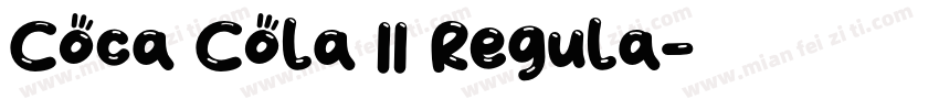 Coca Cola II Regula字体转换